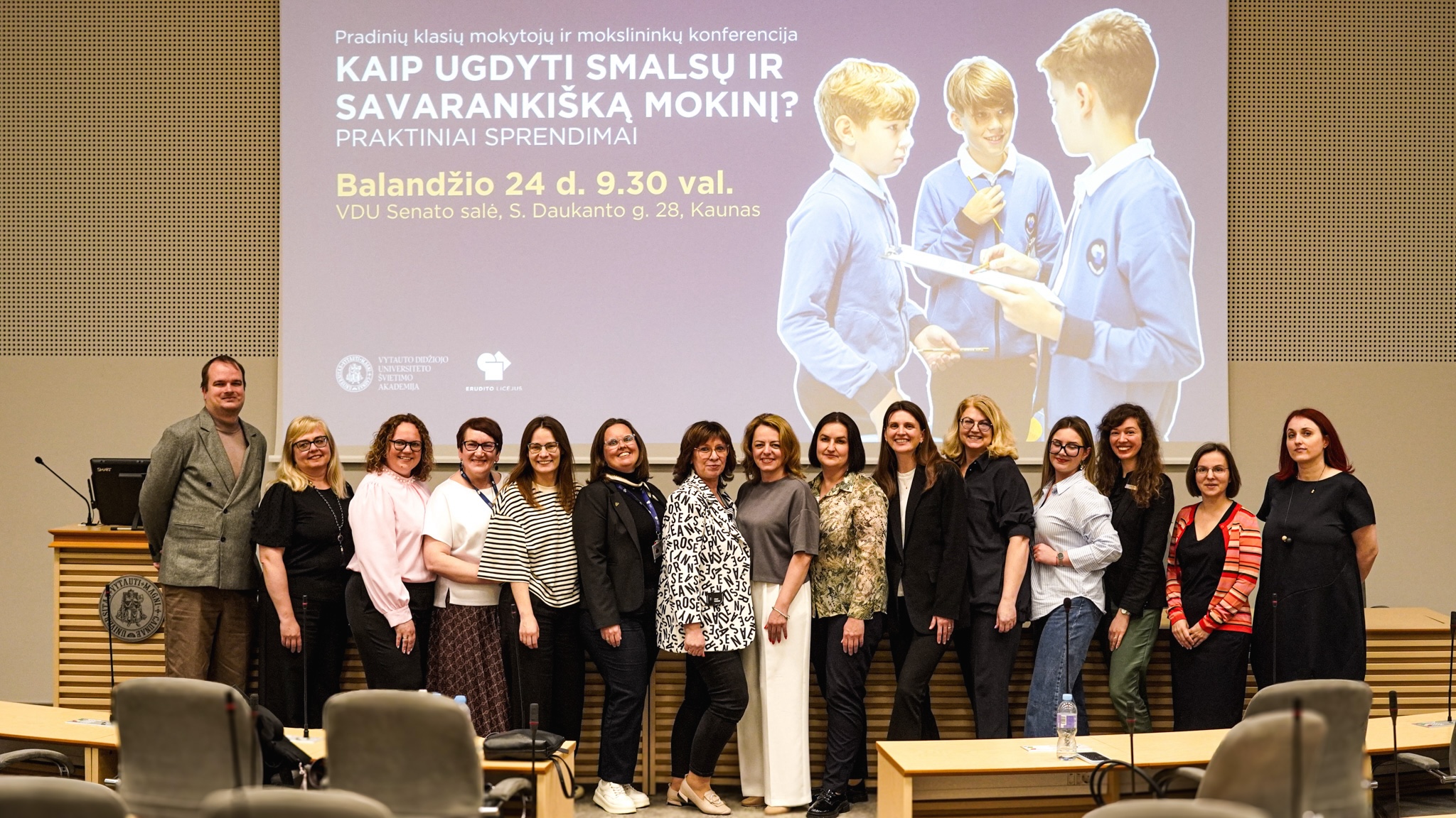 Vyko pradinių klasių mokytojų ir mokslininkų konferencija „Kaip ugdyti smalsų ir savarankišką mokinį? Praktiniai sprendimai“